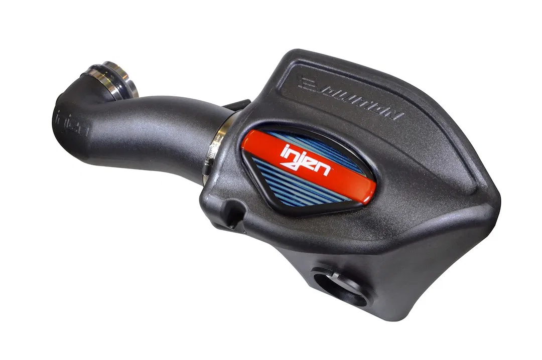 EVO5100 – INJEN Cold Air Intake, Black Polyethylene Tube Supernano-Web Blue Filter With Air Box